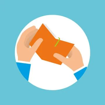 Flat illustration of Back to School design , vector Illustrazione stock