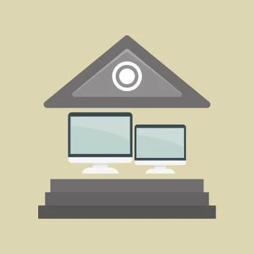 Flat illustration of Back to School design , vector イラスト素材