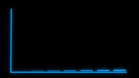 Flat illustration of bar chart, graph sign symbol 库存影片 119116469