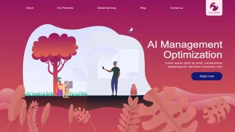 Flat Illustration Characters Stock Illustration