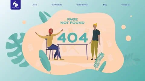 Flat Illustration Characters Stock Illustration