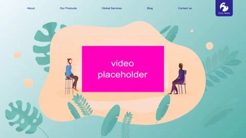 Flat Illustration Characters Stock Illustration