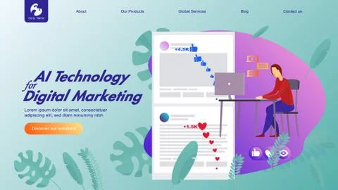 Flat Illustration Characters Stock Illustration