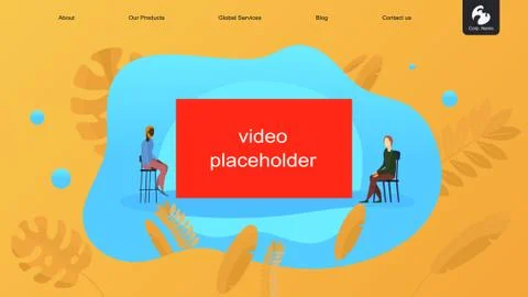 Flat Illustration Characters Stock Illustration