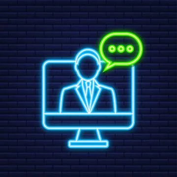 Flat illustration with customer service. 3d vector illustration. Customer 库存插图