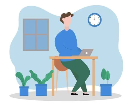 Flat Illustration Stock Illustration