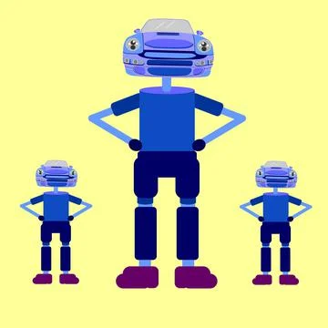 Flat Illustration Illustrazione stock