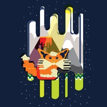 Flat illustration Illustrazione stock