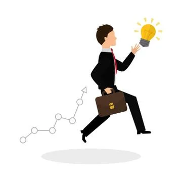 Flat illustration of profit design , editable vector 스톡 일러스트
