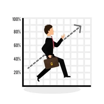 Flat illustration of profit design , editable vector 스톡 일러스트