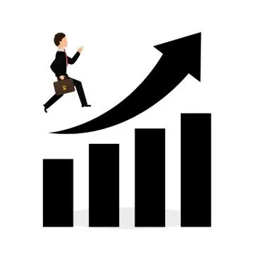 Flat illustration of profit design , editable vector 스톡 일러스트