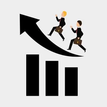 Flat illustration of profit design , editable vector 스톡 일러스트