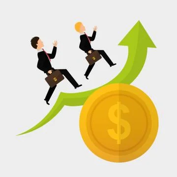 Flat illustration of profit design , editable vector 스톡 일러스트