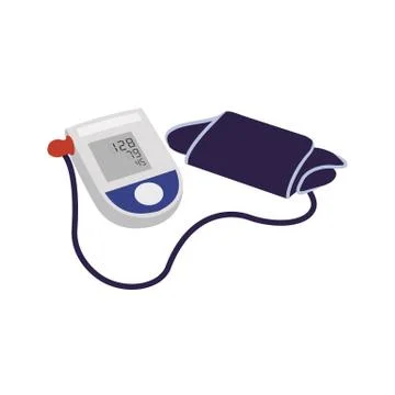 Flat illustration of tonometer. Stock Illustration