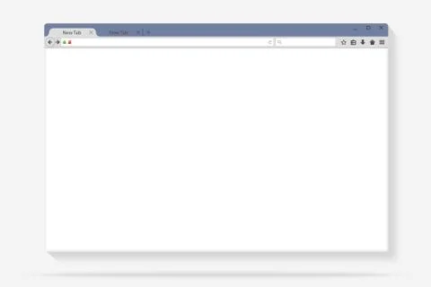 Flat internet browser windows with copy space for your text. Idea - Mobile Stock Illustration