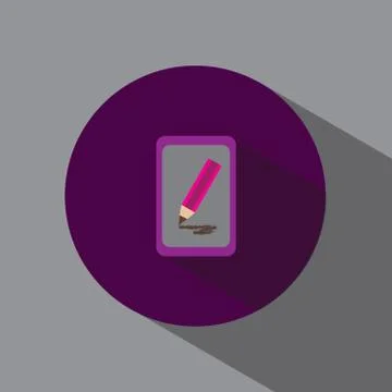 Flat ipad icon vector universal sign .. Stock Illustration