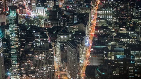 Flat Iron Building 스톡 동영상 83524818