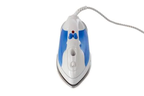 Flat iron on white Stock Photos