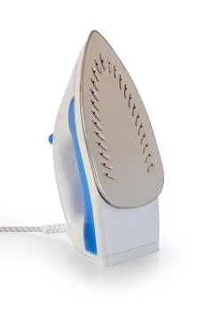 Flat iron on white Stock Photos