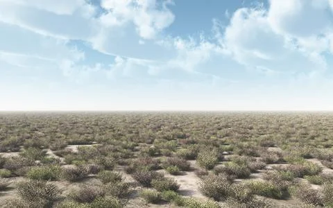 Flat landscape Stock Illustration