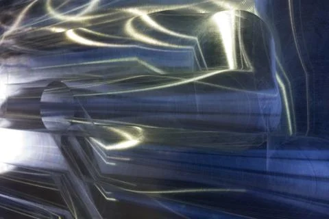 Flat large metal surface texture after end milling Stock Photos