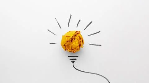 Flat lay abstract composition with innovation elements 3 Resolution and high Stock Photos