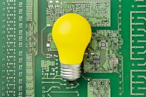 Flat lay abstract innovation assortment Stock Photos