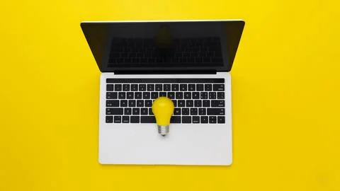 Flat lay abstract innovation composition Stock Photos