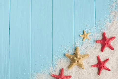 Flat lay beach concept with copy space Resolution and high quality beautiful Stock Photos