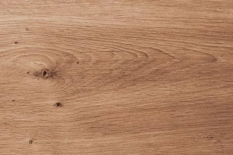Flat lay close up view of natural oak wooden board texture surface with vis.. Stock Photos