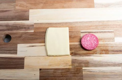 Flat lay composition composition with copy space  top-down scene Foto stock