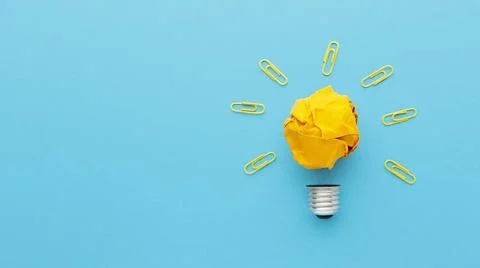 Flat lay composition with innovation elements. High quality photo flat lay... Stockfoto's