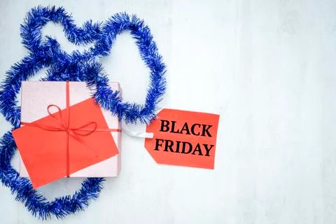 Flat lay concept of discount118 Stock Photos