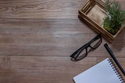 Flat lay concept Stock Photos