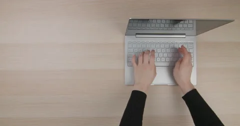 Flat lay. Copy space. Office desk top view.  Stock Footage 154698482