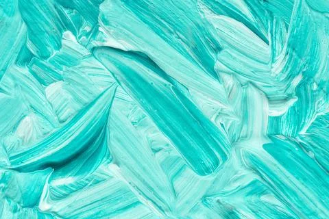 Flat lay creative paint brush strokes surface Stock-Illustration