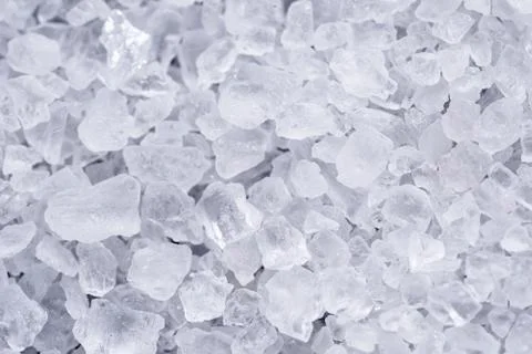 Flat lay high detailed background from sea salt Stock Photos
