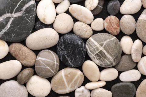 Flat lay natural rock texture Stock Photos