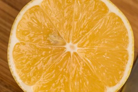 Flat lay overview macro closeup citrus lemon Stock Photos