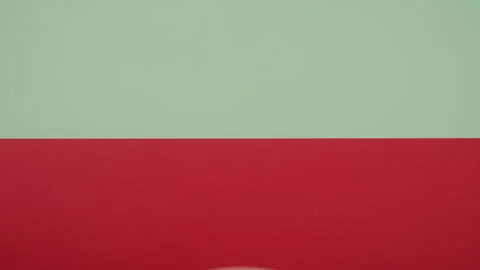 Flat Lay Plate Spread by Hands Stock Footage 255678591