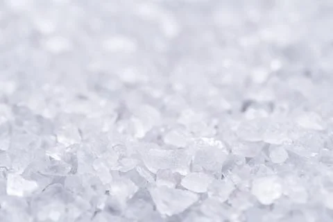 Flat lay small depth of focus background from sea salt Stock Photos