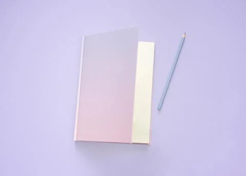 Flat lay stationery Stock Photos