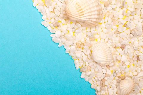 Flat lay summer background or composition Stock Photos