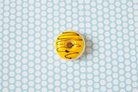 Flat lay, summer, work Stock Photos