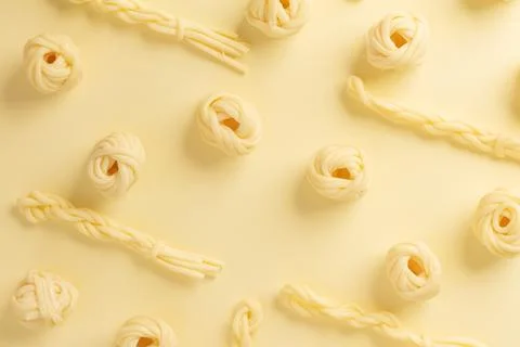 Flat lay top view Pattern milk product. Soft shadow. milk category photo Stock Photos