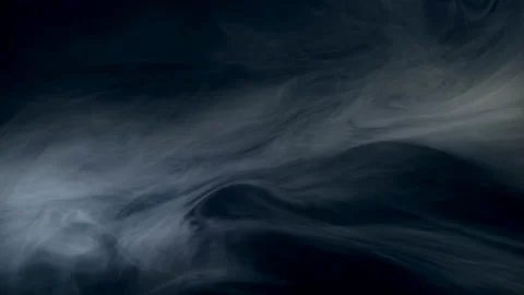 Flat layers of mist are floating against the dark background Stock Footage 98673721