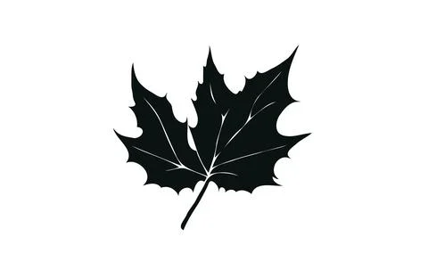 Flat leaf icon symbol vector Illustration. Illustrazione stock