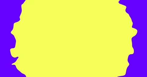 Flat liquid transitions. Cartoonish animation of dynamic and twisted shapes. Stock Footage 124563380