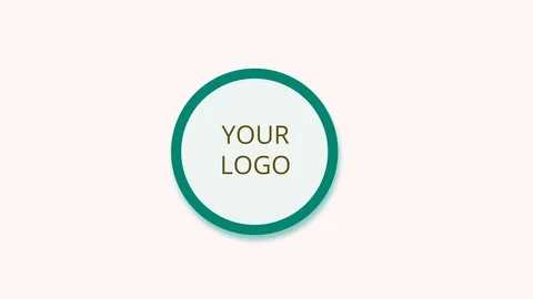 Flat logo animation Stock Footage 101848605