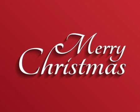 Flat long shadow Christmas background.vector illustration. Stock Illustration